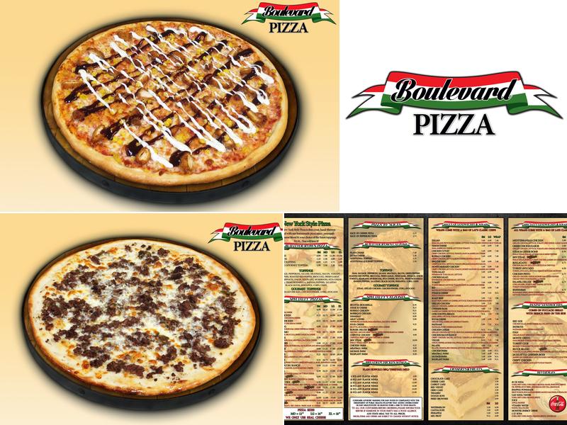 Boulevard Pizza Menu