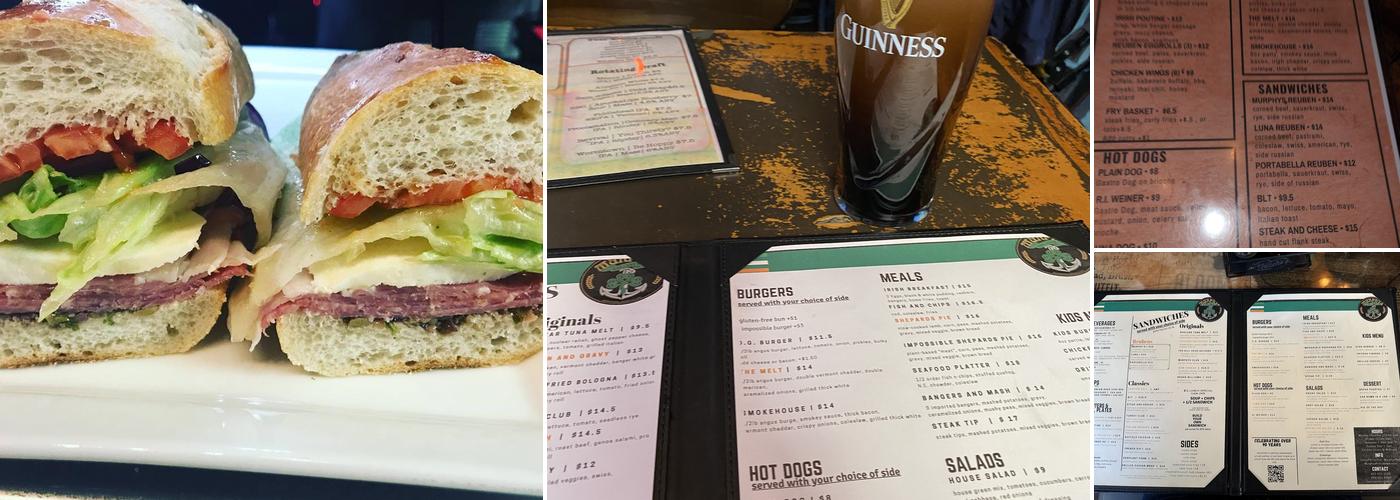 Murphy's Providence Menu