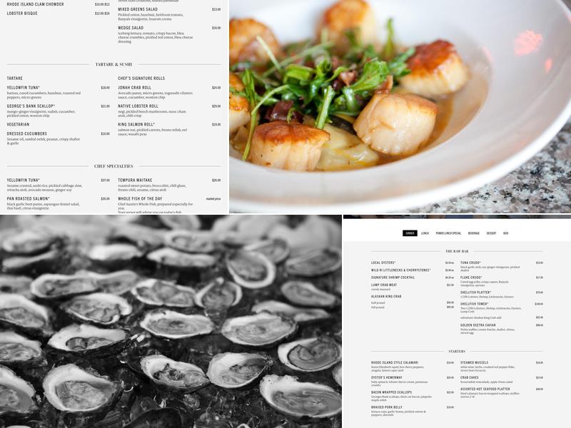 Hemenway's Restaurant Menu