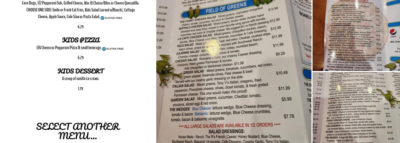 Shade Menu
