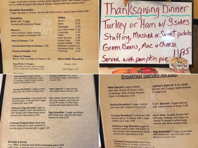Mc Kinley's Grille Menu