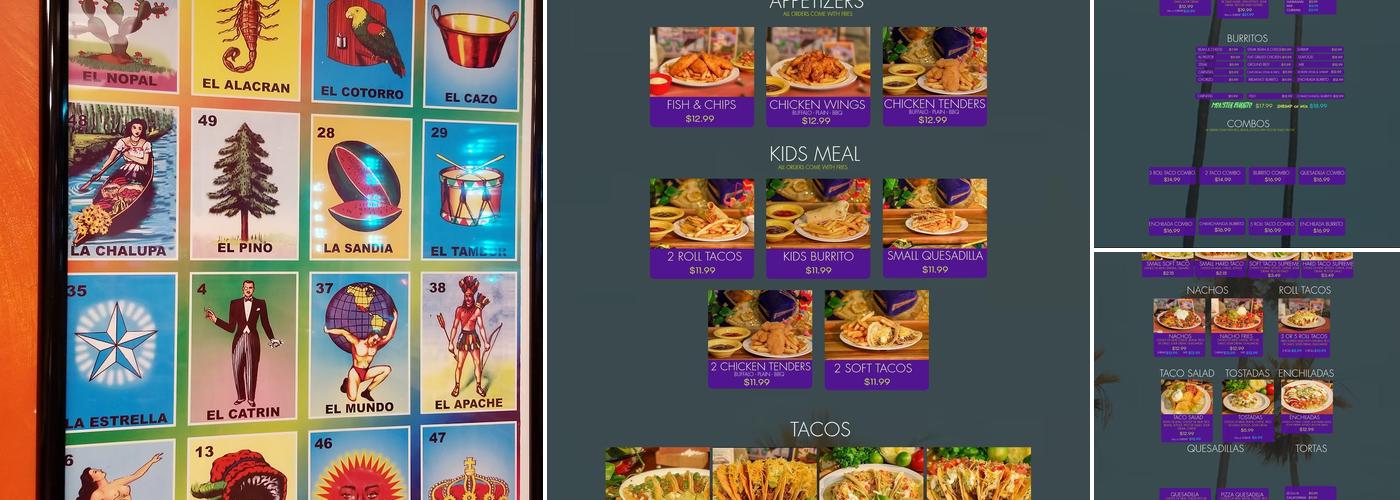 California Taco Shop Menu