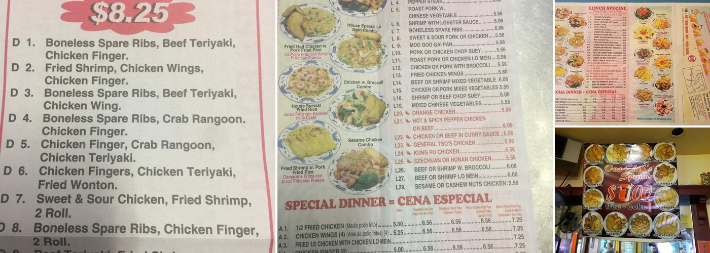 Wok & Roll Menu