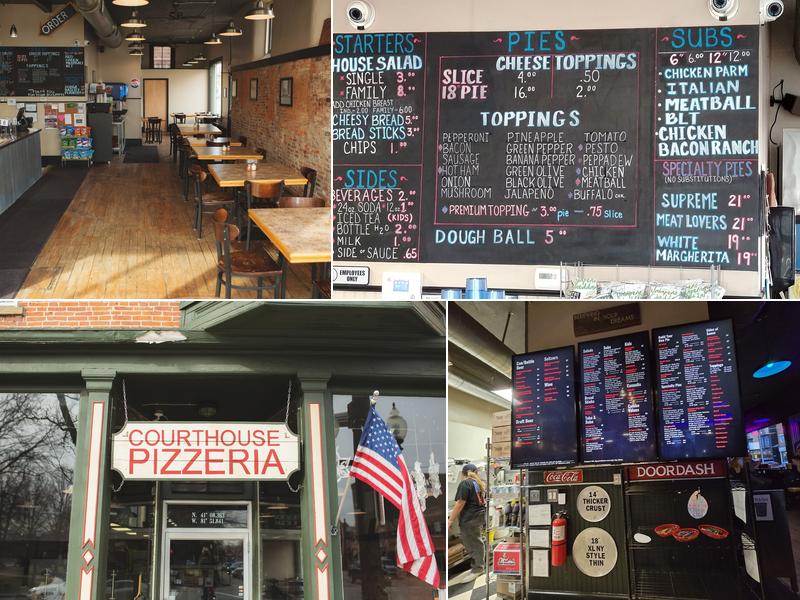Courthouse Pizzeria Menu