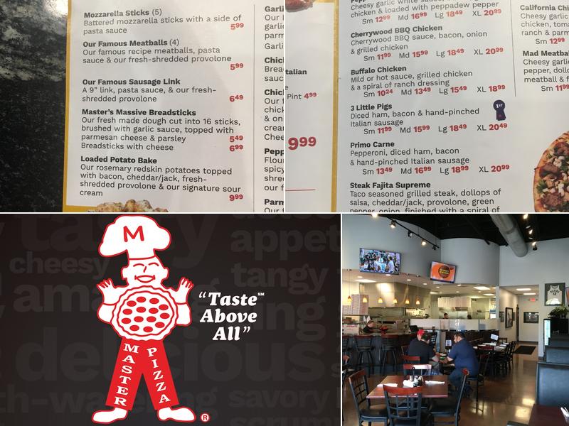 Master Pizza Menu
