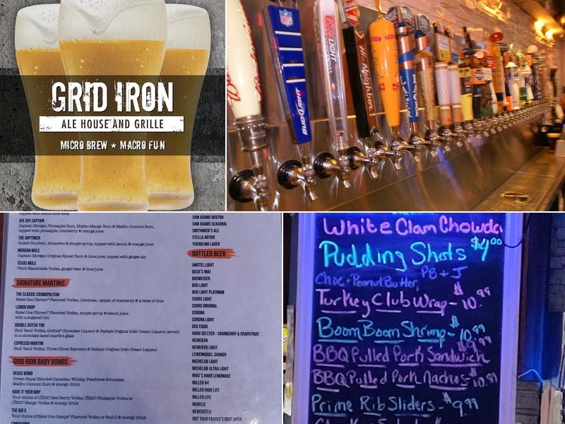 Grid Iron Ale House & Grille Menu