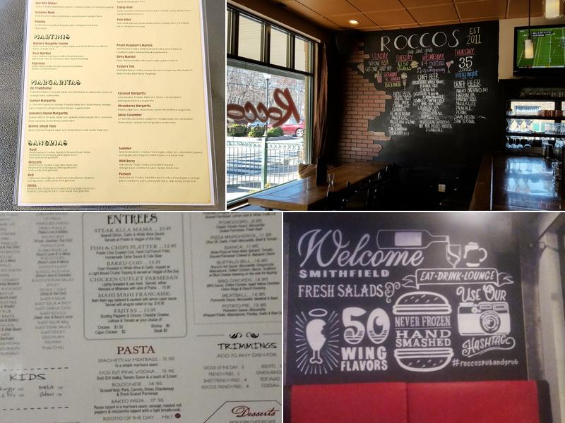 Rocco's Pub & Grub Menu