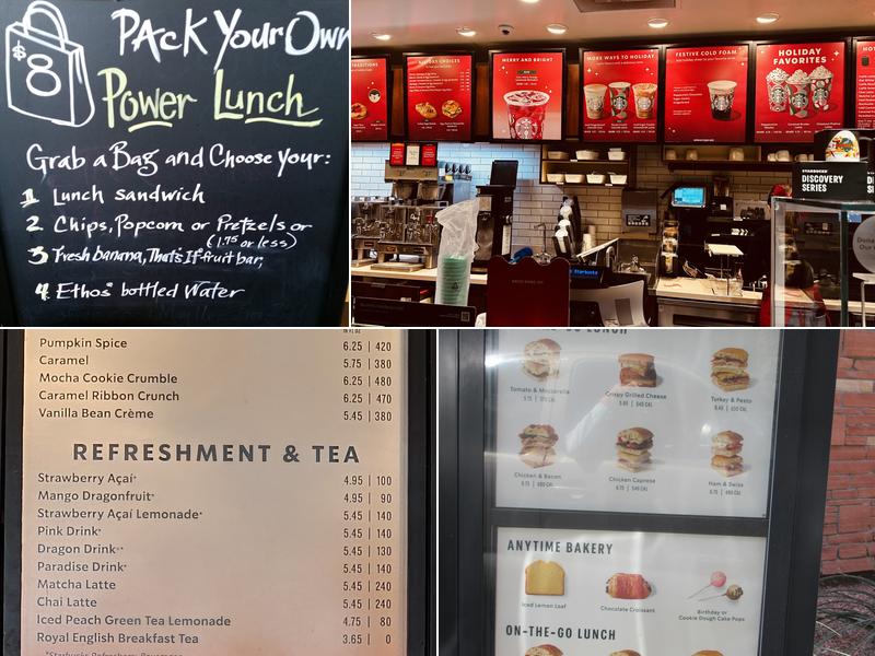 Starbucks Menu