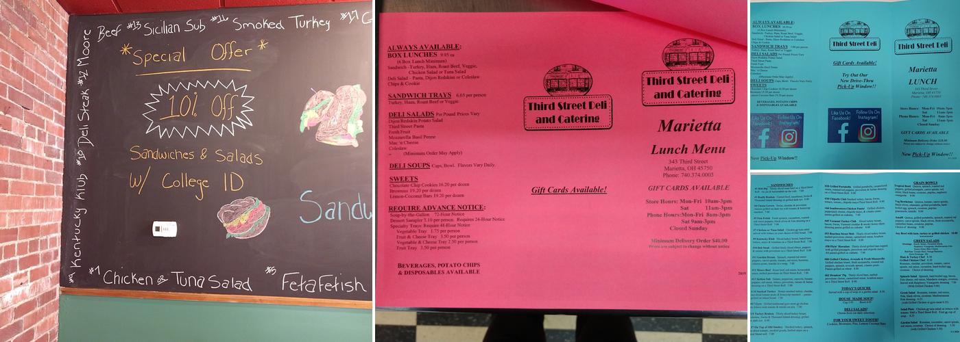 Third Street Deli & Catering Menu