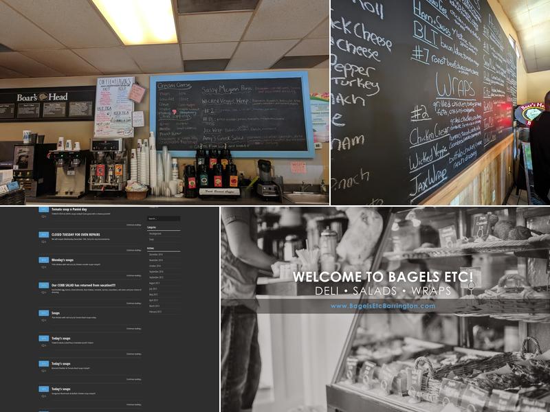 Bagels Etc Menu