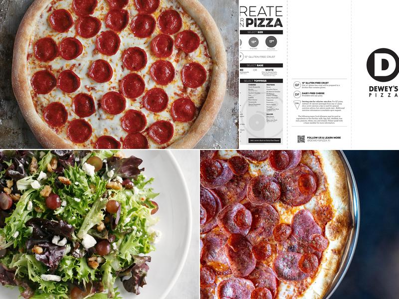 Dewey's Pizza Menu