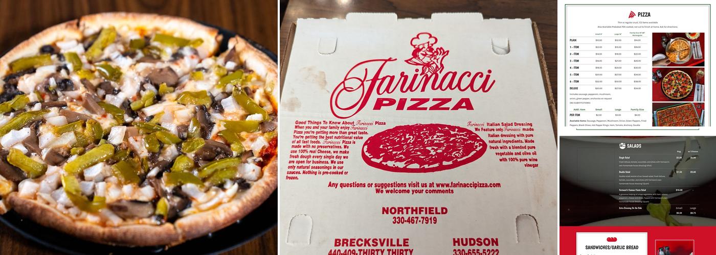 Farinacci Pizza Menu