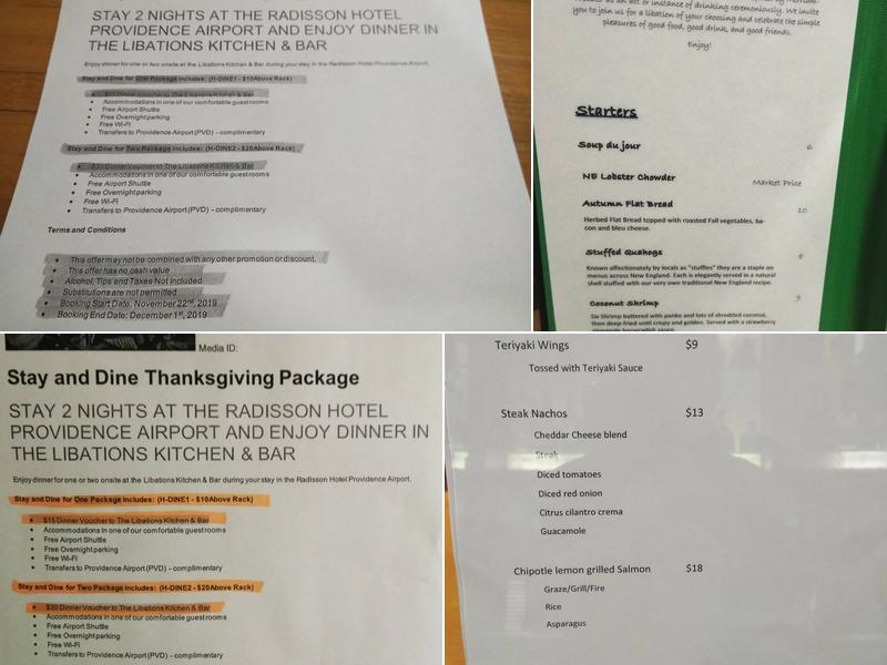 Libations Restaurant & Lounge Menu