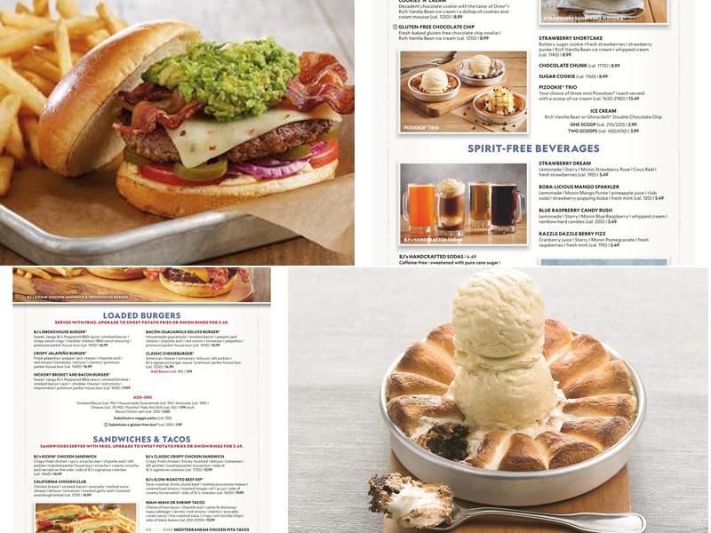 BJ's Restaurant & Brewhouse Menu