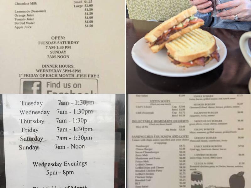 Serena Cafe Menu
