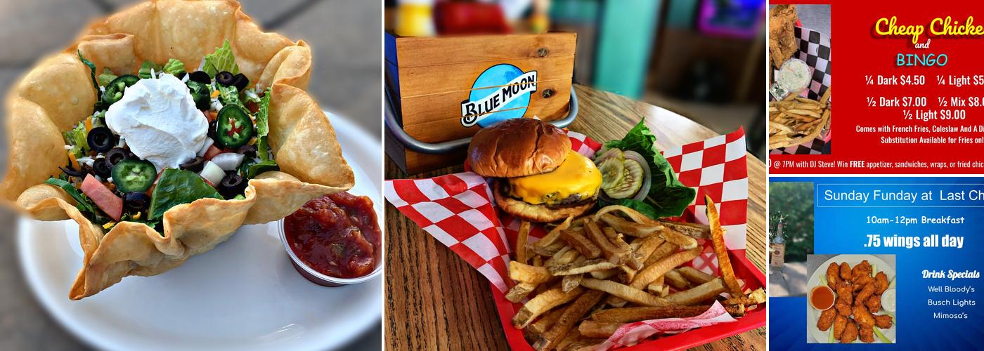 Last Chance Saloon Menu