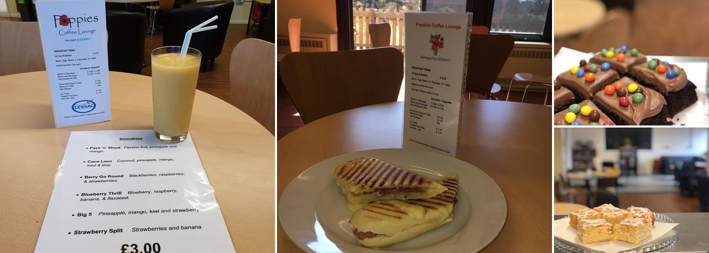 Poppies Cafe, Barnsdale Centre Menu