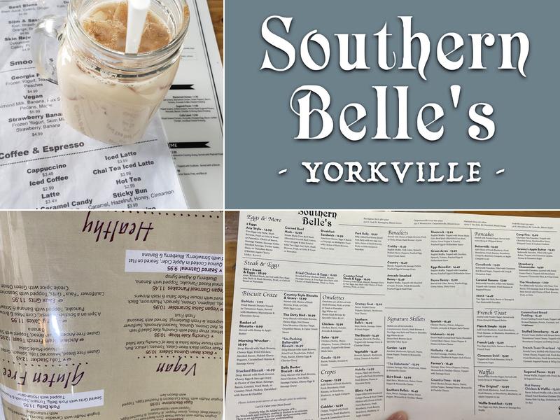 Southern Belle's Menu