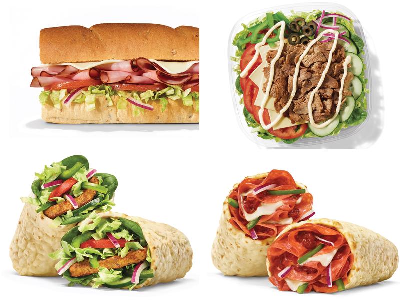 Subway Menu