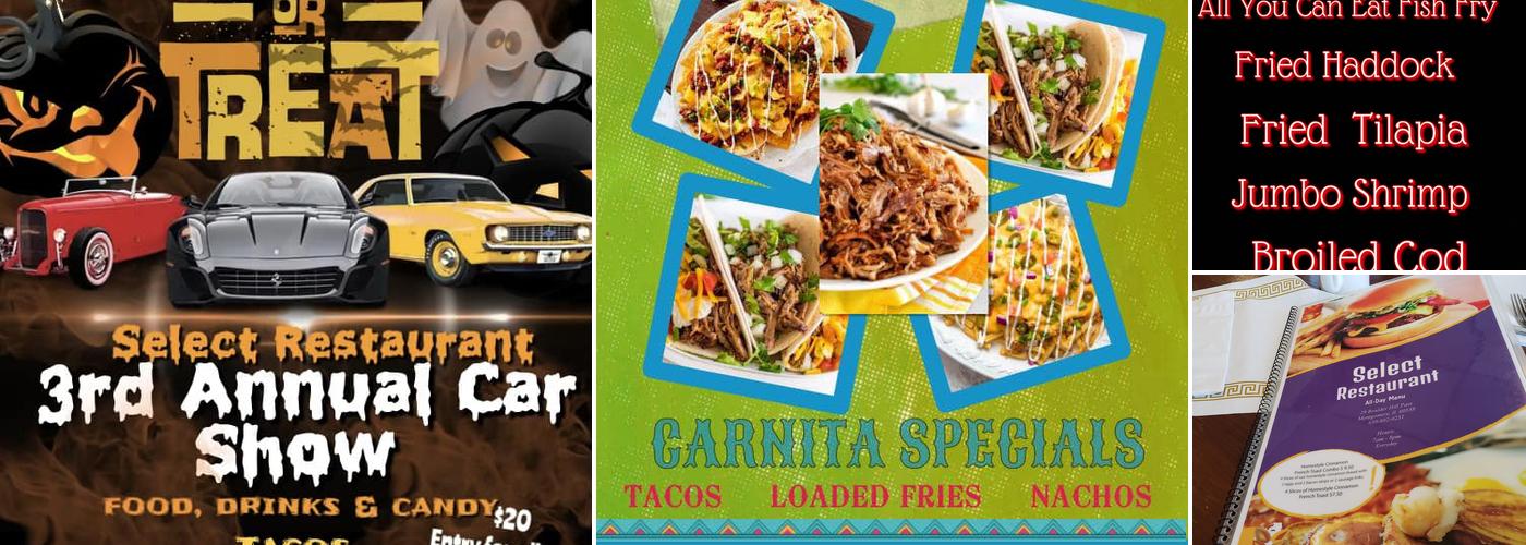 Select Restaurant Menu