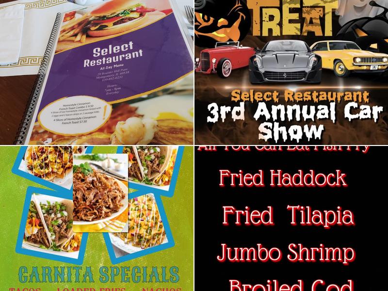 Select Restaurant Menu