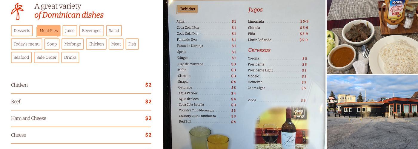 La Roca Restaurant Menu
