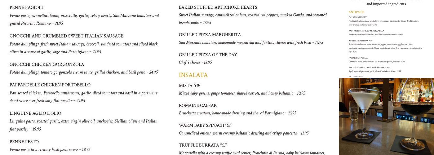 Caffe Itri Menu