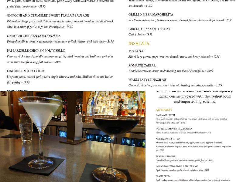 Caffe Itri Menu