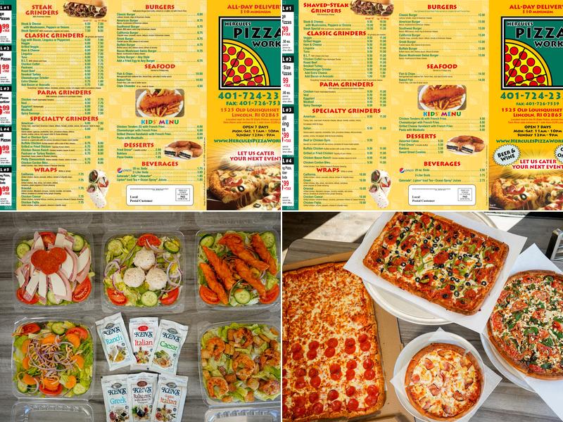 Hercules Pizza Works Menu