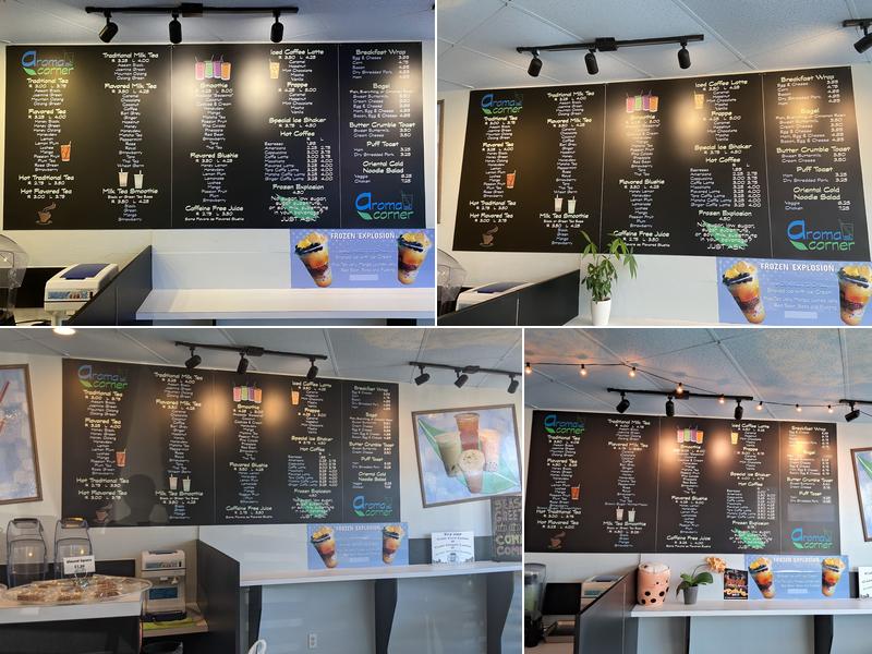 Aroma Corner Menu