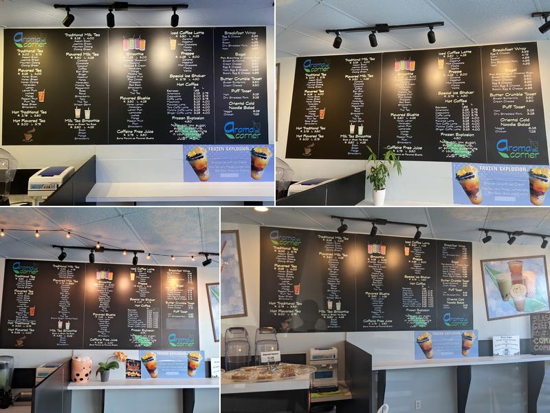 Aroma Corner Menu