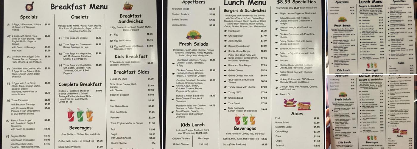 Cafe Genovese Menu