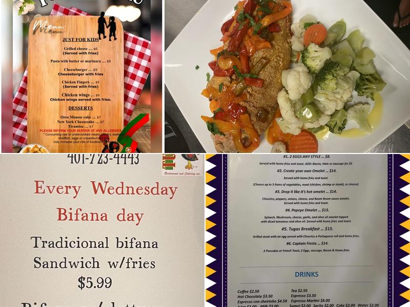 Tugas Restaurant and Catering Menu