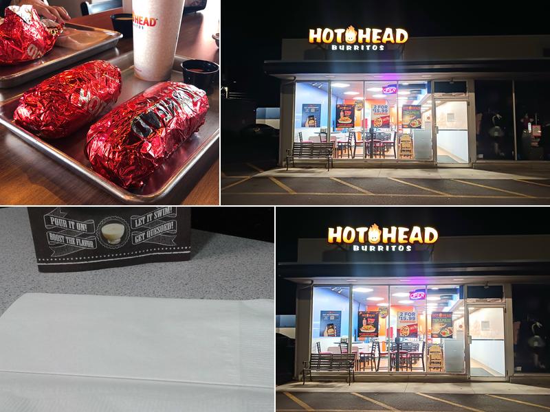 Hot Head Burritos 116 E National Rd, Vandalia