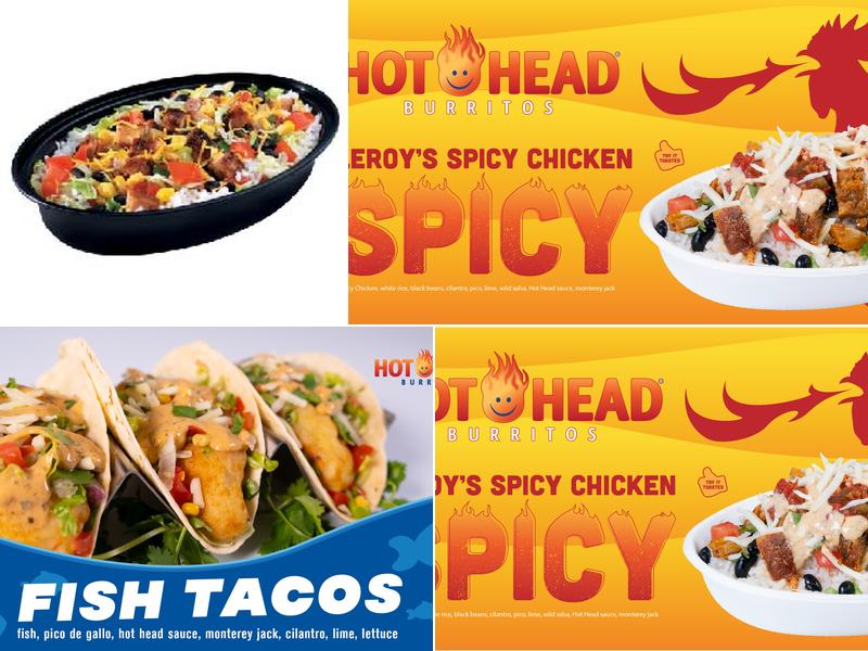 Hot Head Burritos Menu