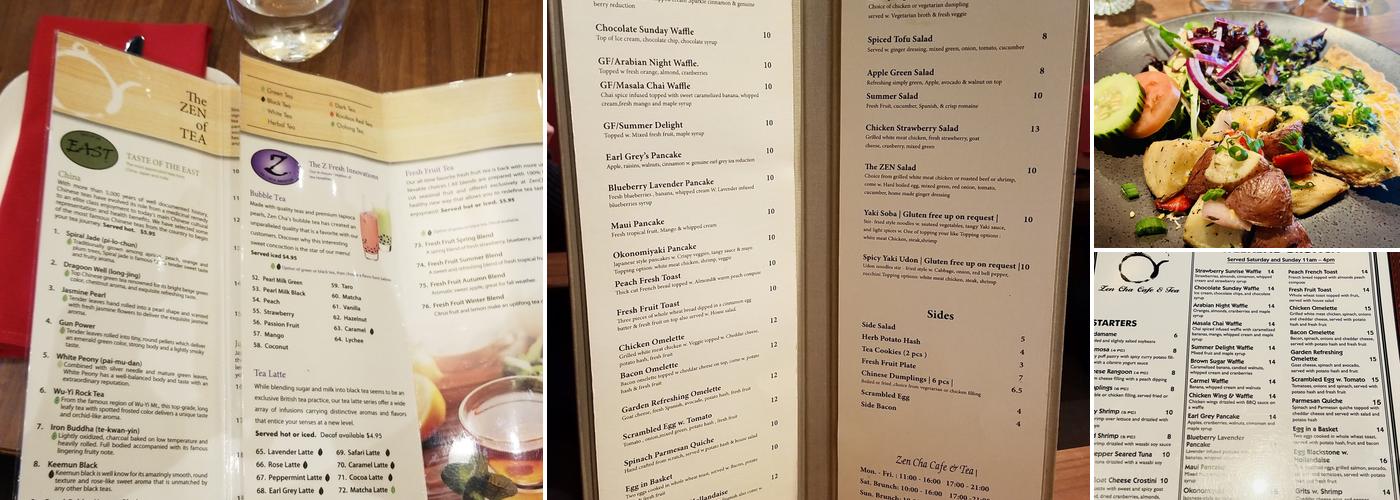 ZenCha Cafe & Tea Menu