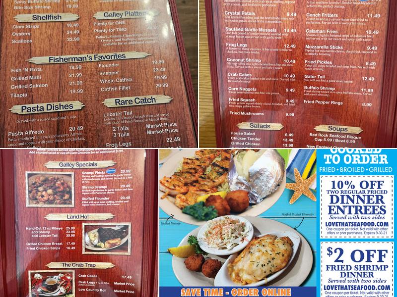 Sam's Crystal River Seafood of Macclenny Menu