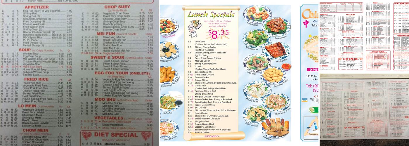 China Wok Menu