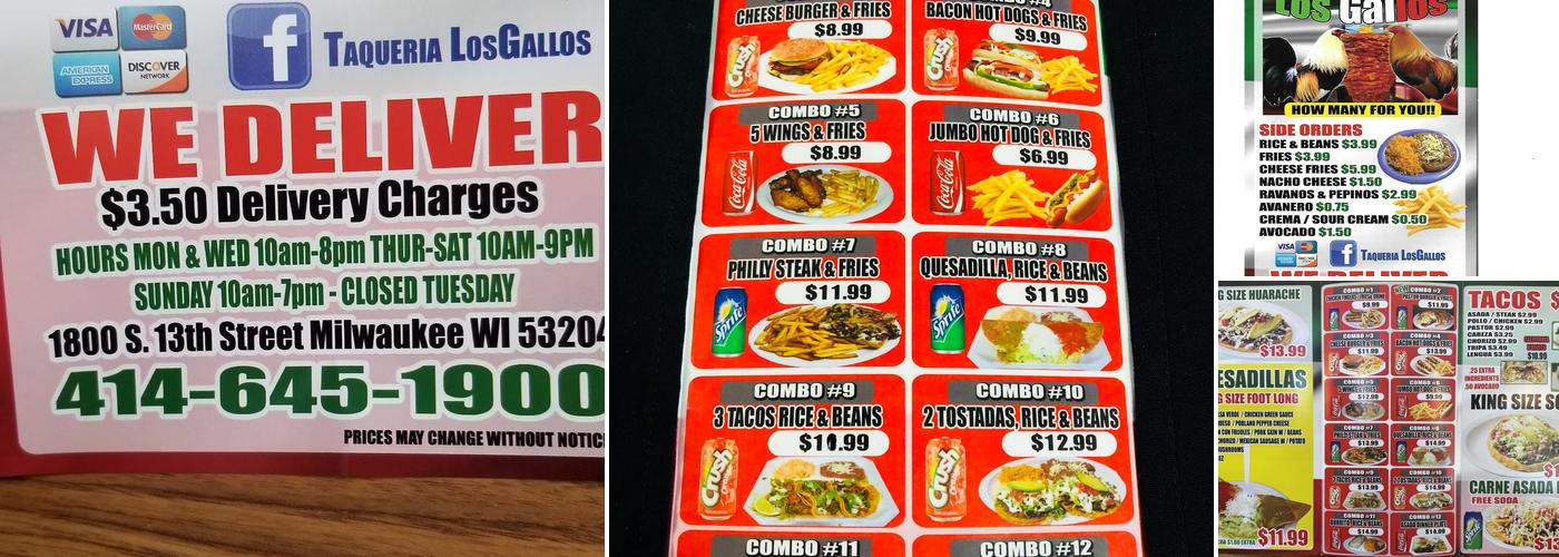 Taqueria Los Gallos Menu