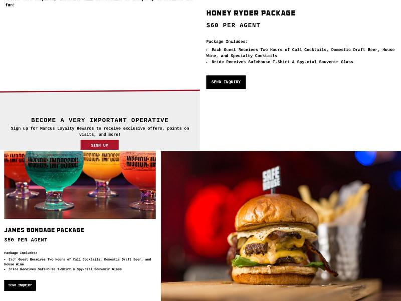SafeHouse Menu