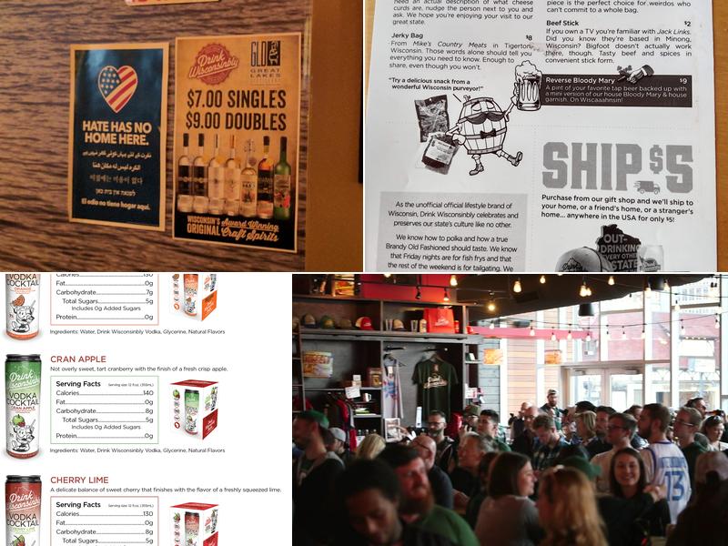 Drink Wisconsinbly Pub Menu