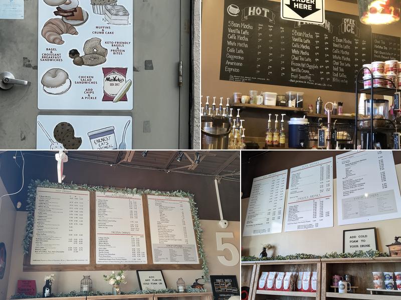5 Bean Coffee Menu