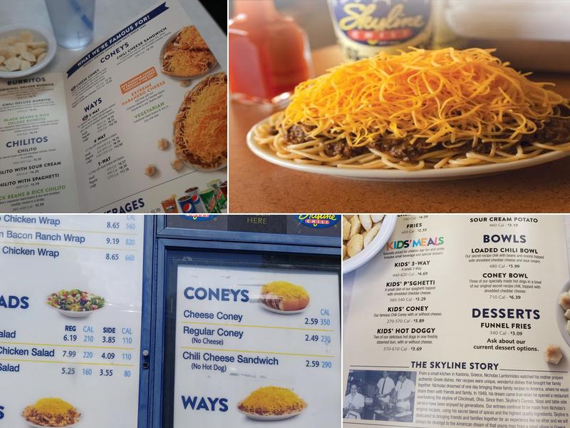 Skyline Chili Menu