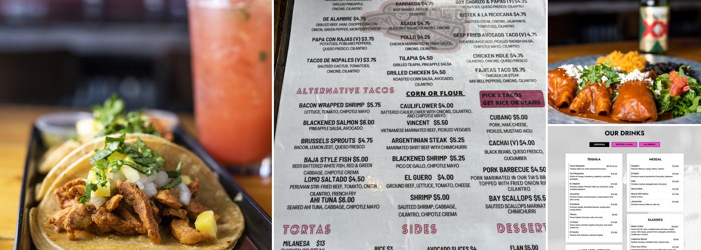 Kompali Taqueria Menu
