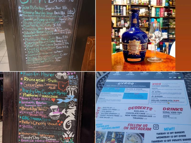 Opa Grill & Tavern Menu