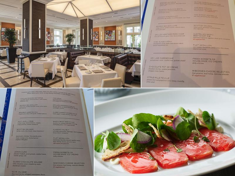 Bacchus - A Bartolotta Restaurant Menu