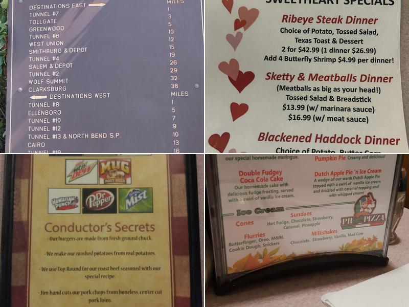 P & H Family Pizza Menu