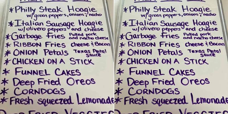 Valley Diner Menu