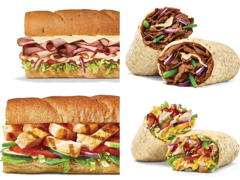Subway Menu