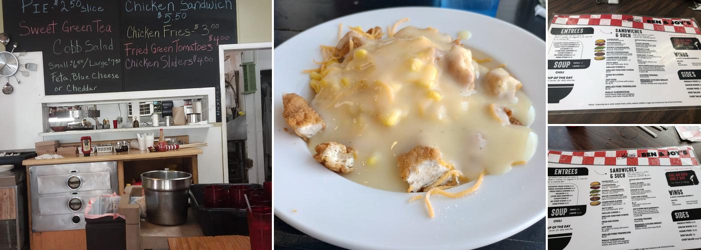 Ben & Joy's Restaurant Menu